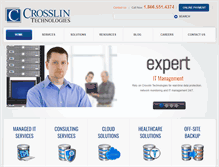 Tablet Screenshot of crosslintechnologies.com